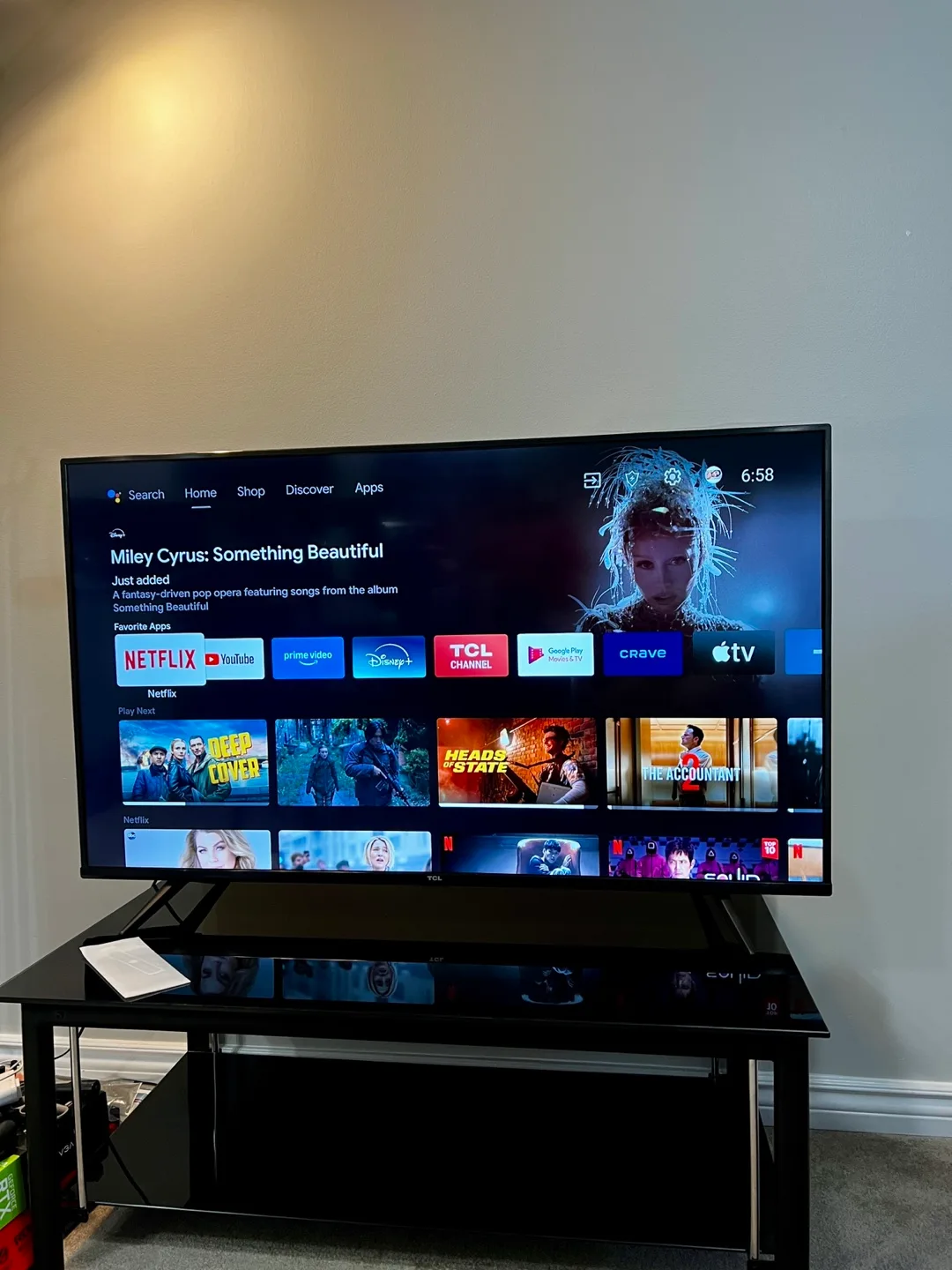 TCL 55” Class 4 Series 4K Smart Android TV - 55S434-CA thumbnail