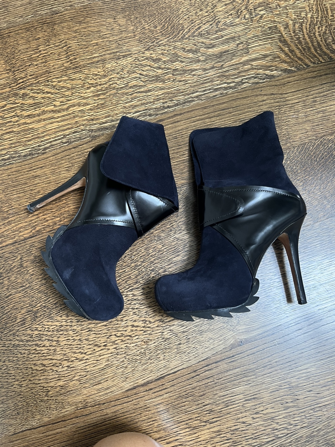 Camilla Skovgaard London Blue Suede Boots - Size 40