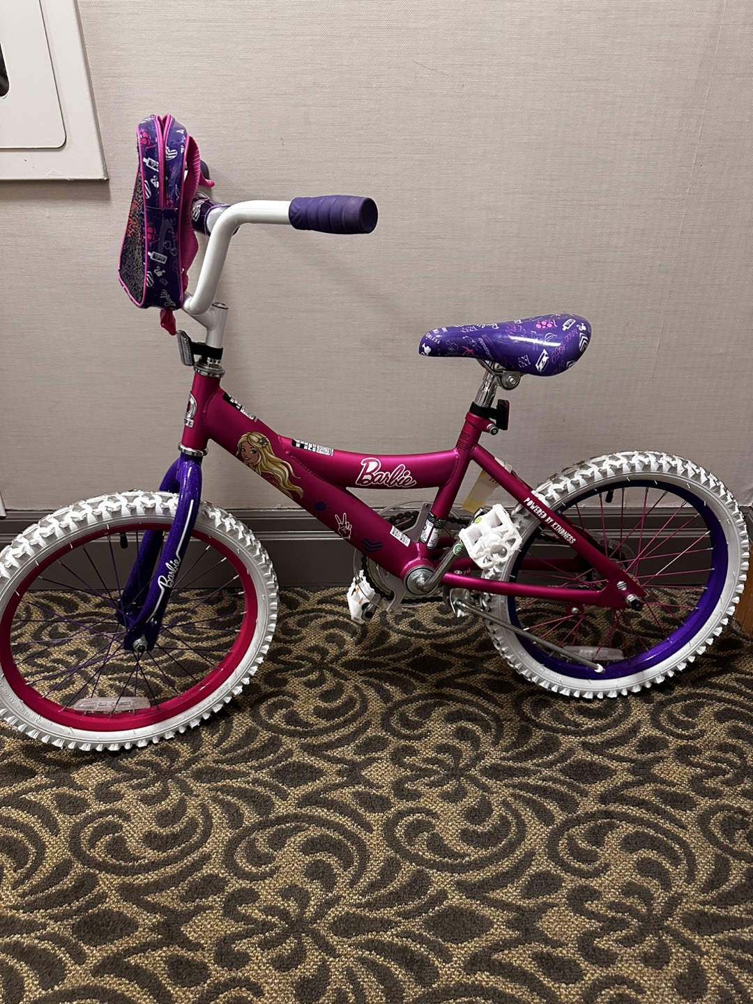 Barbie 16-inch Girls' Bike - Pink/Purple