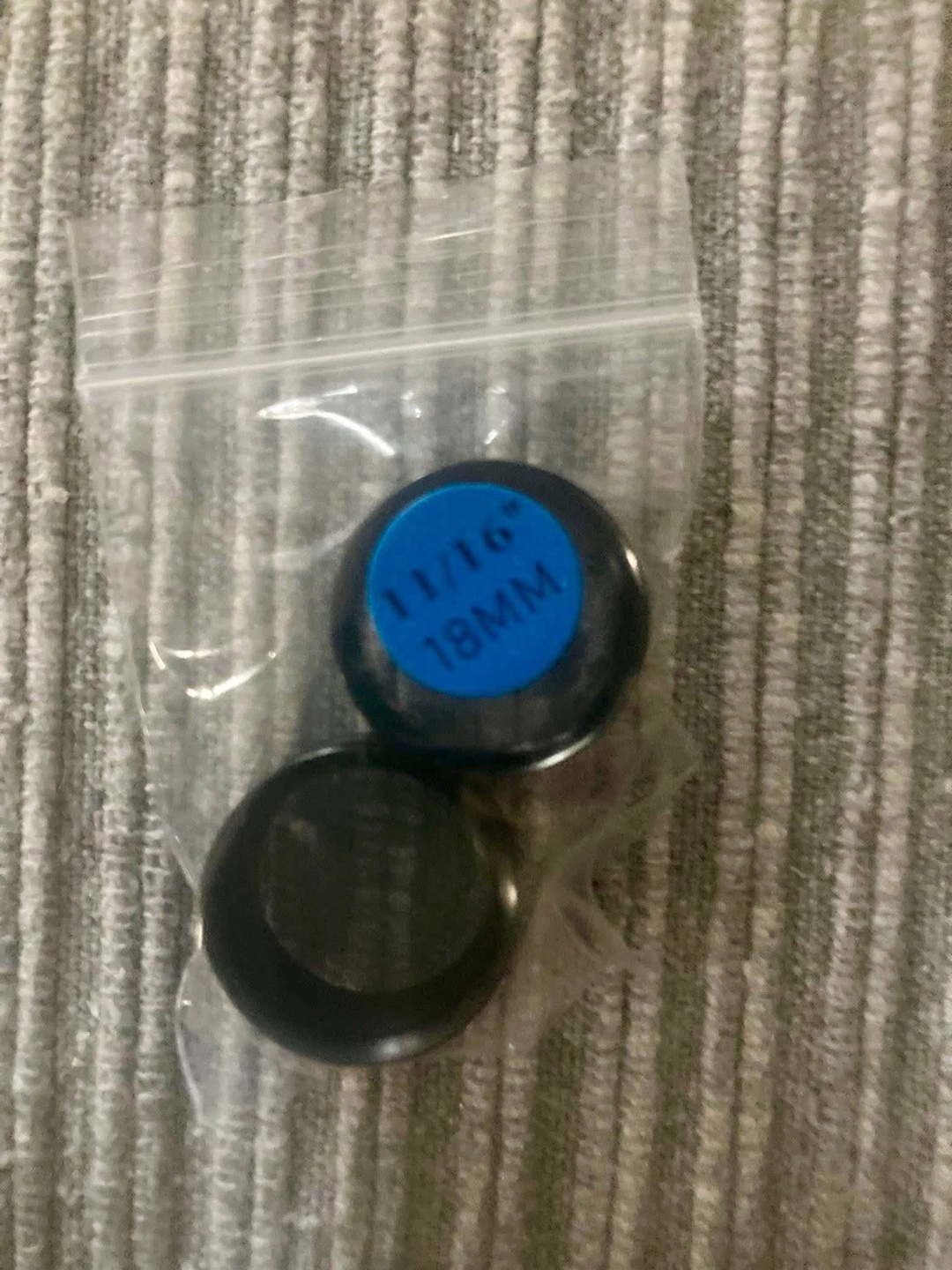 Lot of 5 Ear Gauges, Mixed Sizes