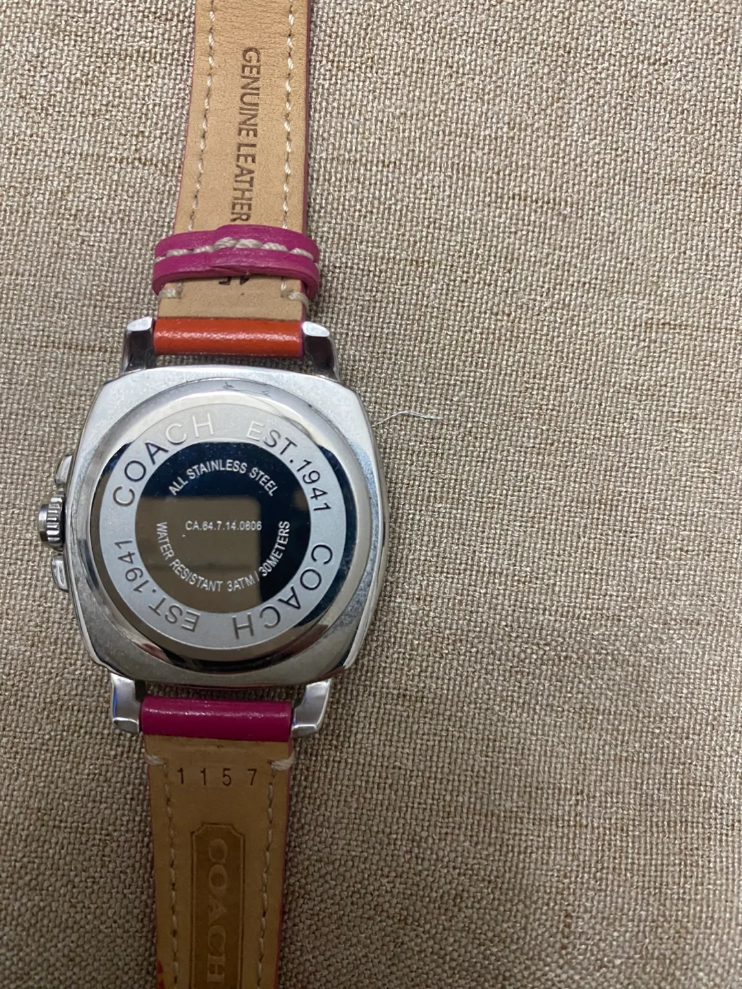 Coach Ladies' Watch with Colourful Band image indicator(3)