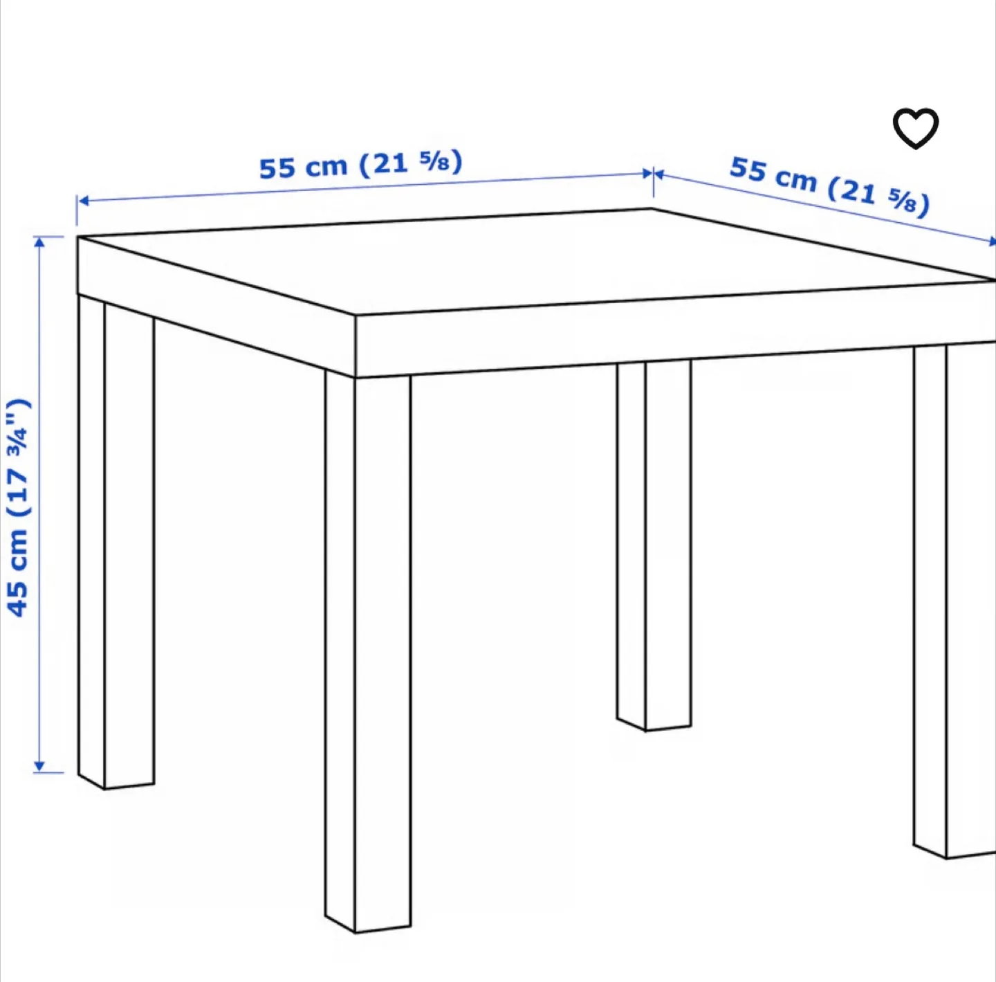 IKEA Lack Side Table (White) image indicator(2)