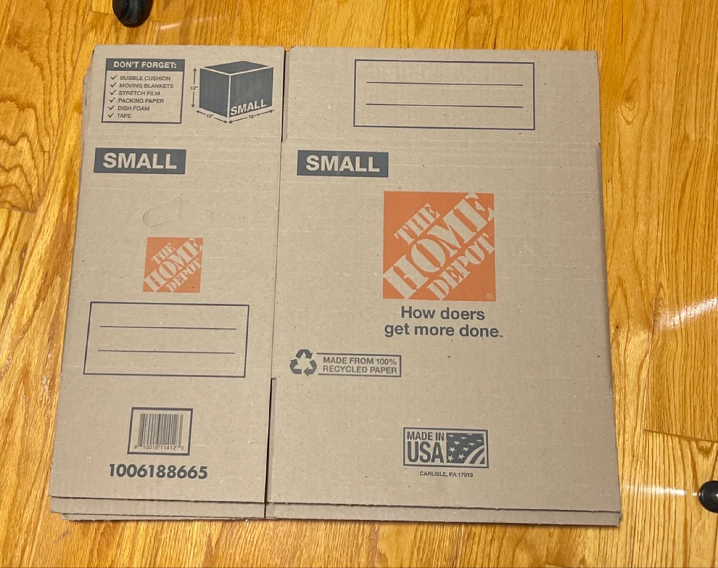 🎉MOVING SALE🎉Small Home Depot Moving Box thumbnail