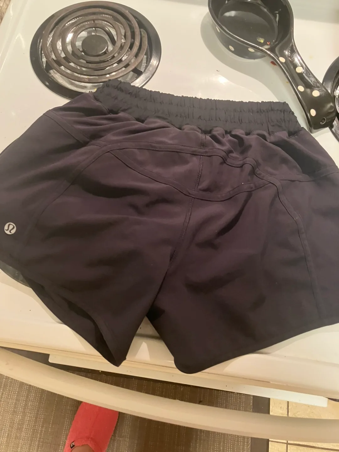 Lululemon Black Running Shorts - Size 4 image indicator(2)