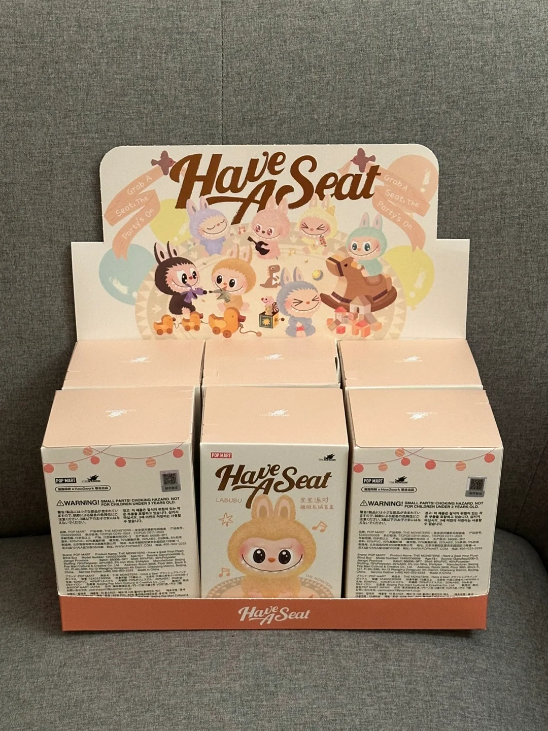LABUBU: Pop Mart The Monsters Have A Seat Blind Box thumbnail