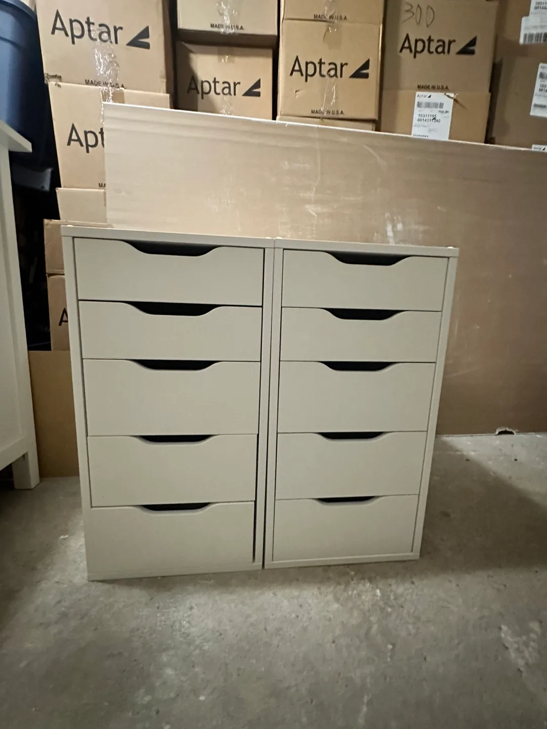 IKEA Alex Drawer Unit - White thumbnail