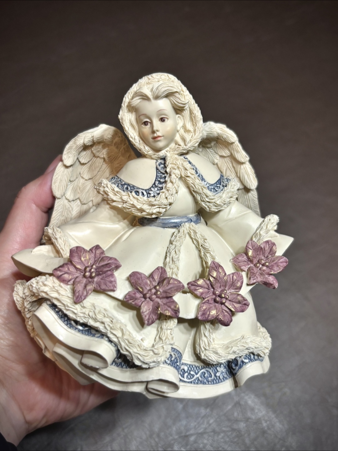 Sarah's Angels Holly Figurine, titled "December"