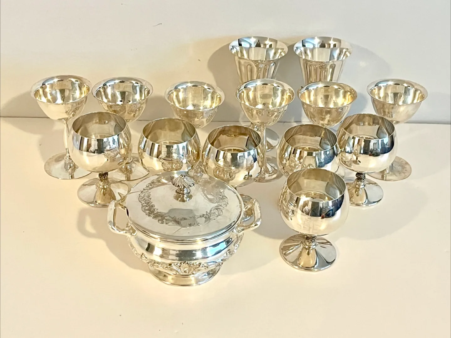 Vintage Silver Plated Serving Set thumbnail