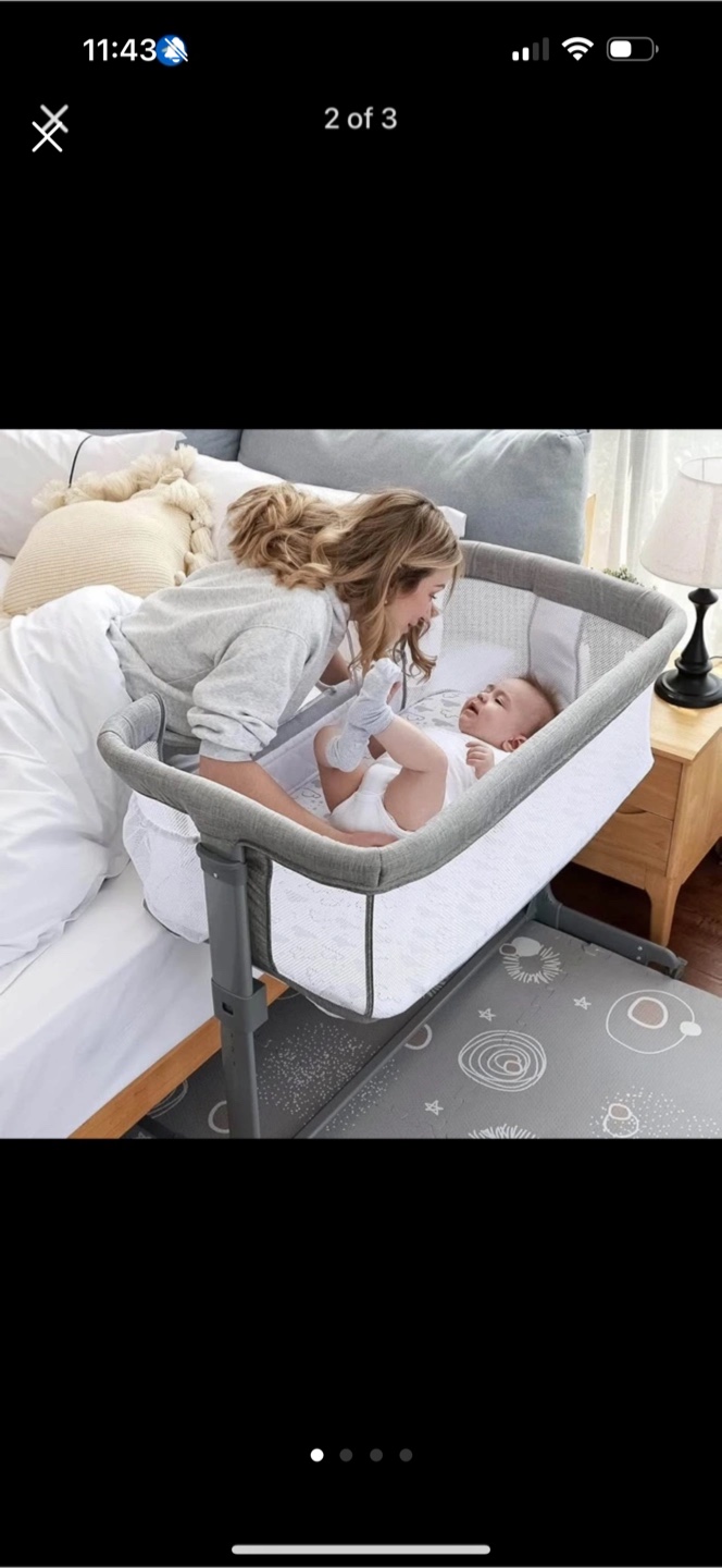 Grey Baby Bassinet high quality - photo 4