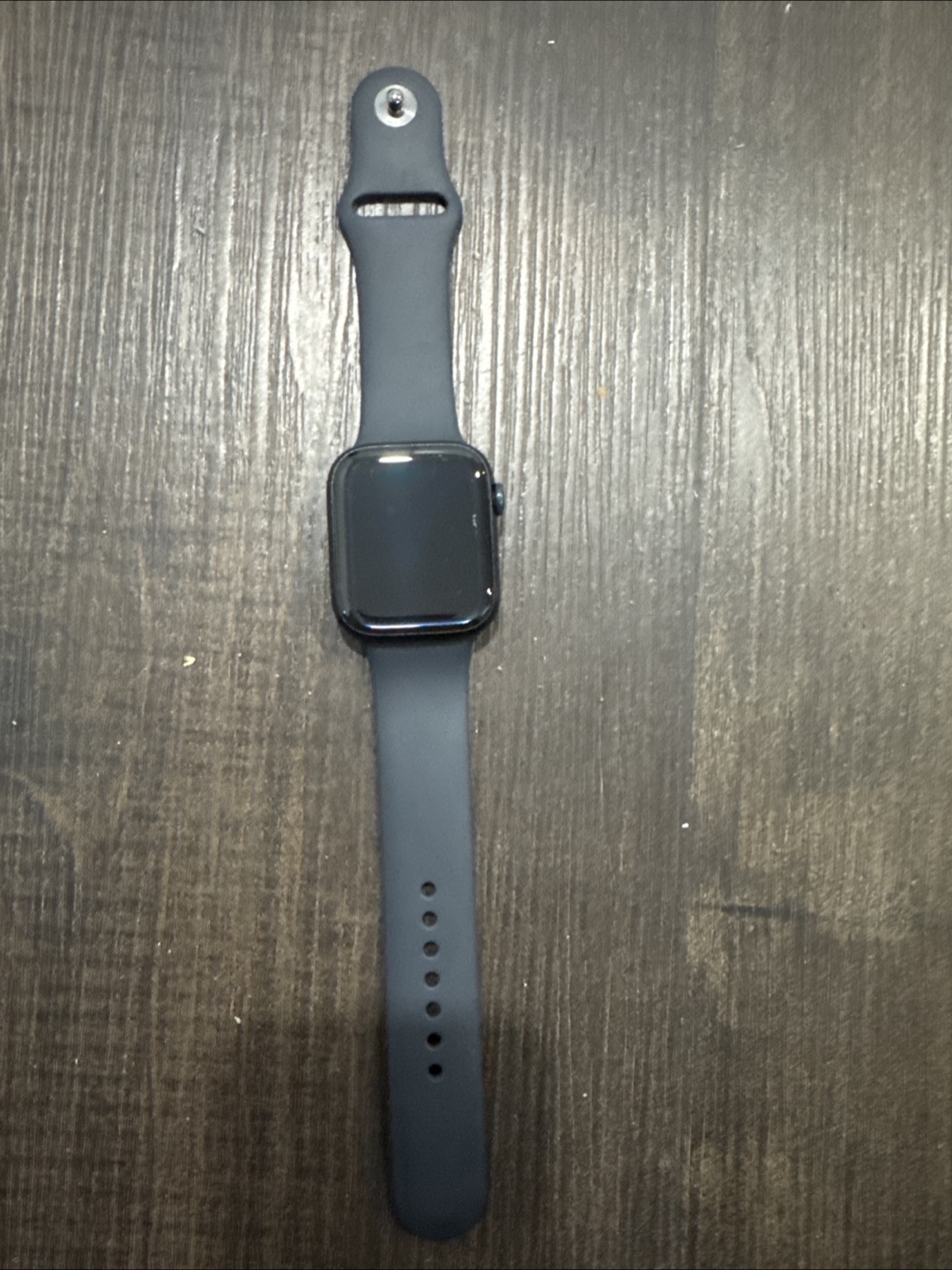 Apple Watch with Blue Band