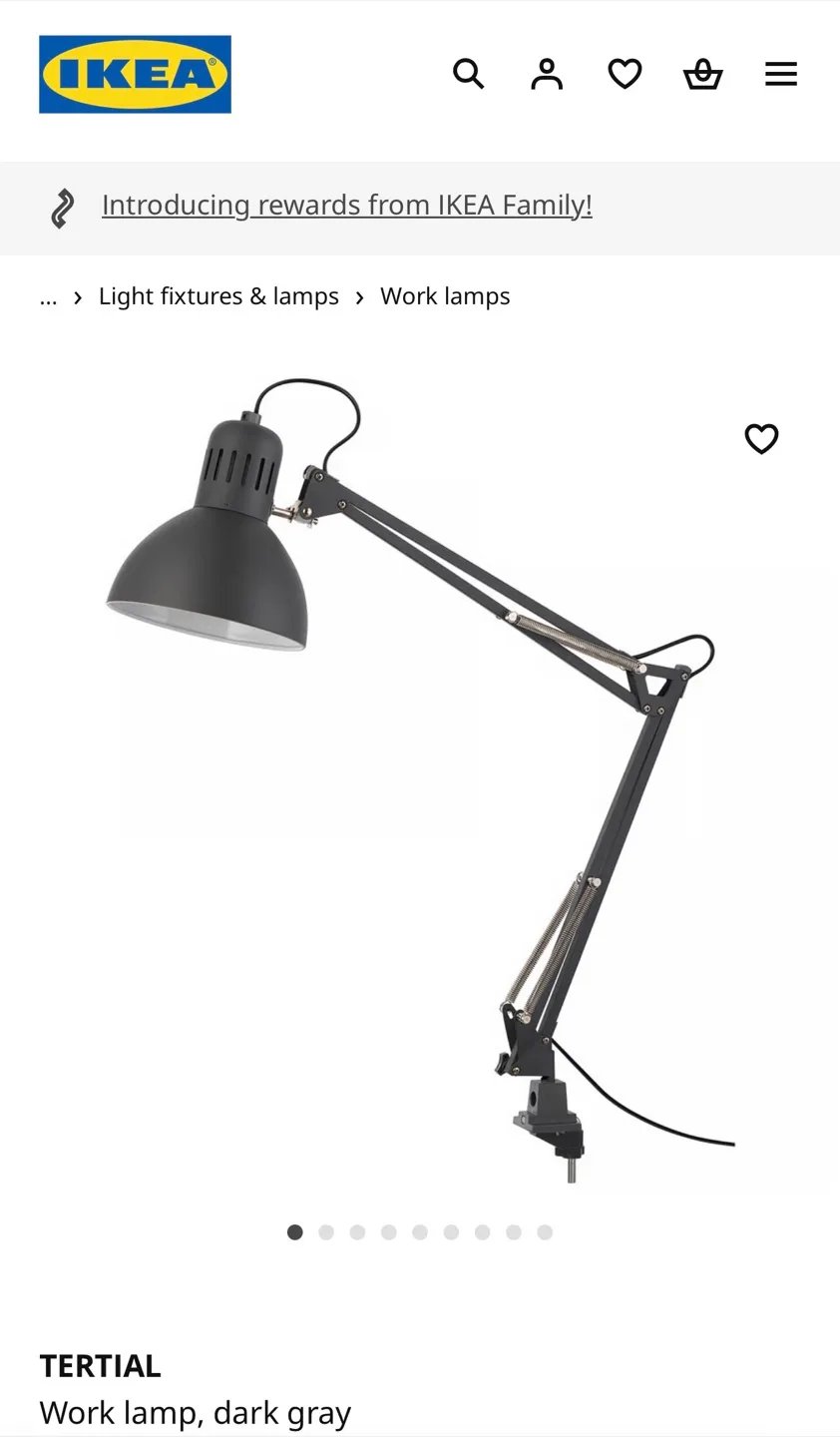 IKEA TERTIAL Lamp thumbnail