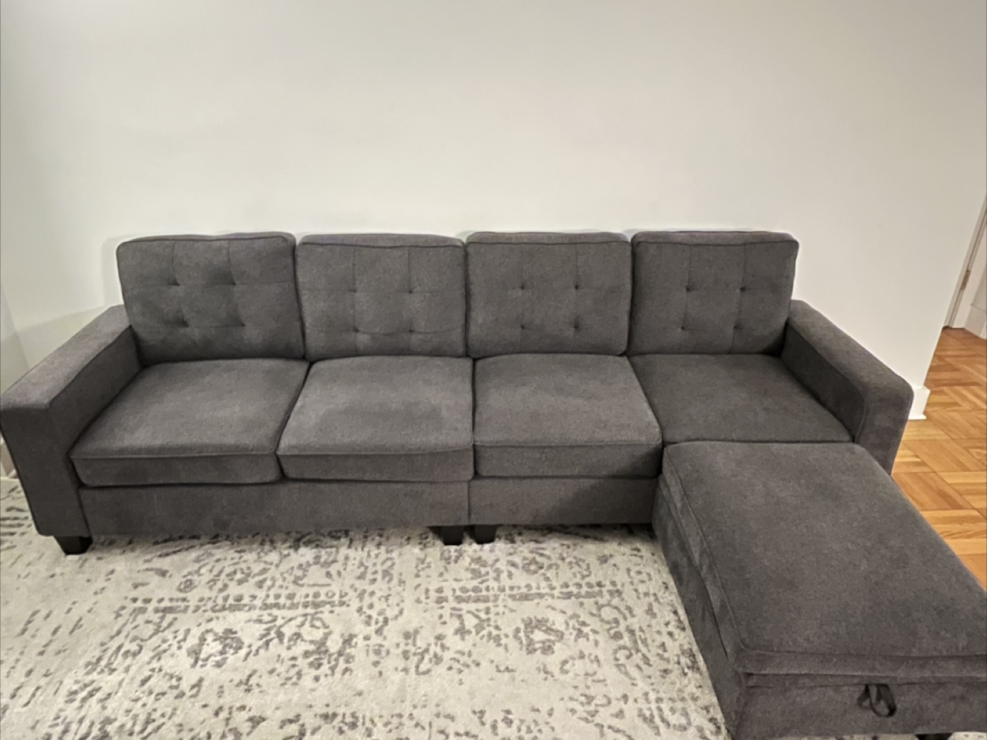 L-Shape Sectional Sofa with reversible chaise - photo 2