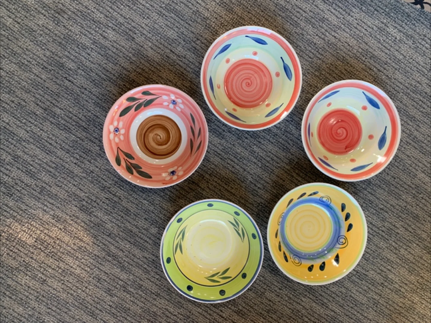 Set of 5 Colourful Plates thumbnail