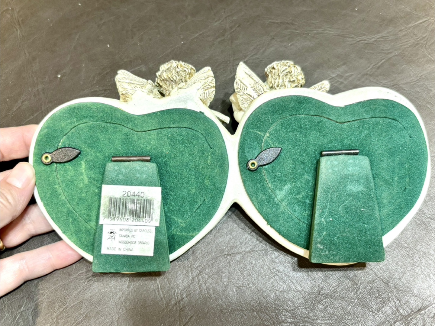 Angel Heart Double Photo Frame 2.5"x 3" - photo 2