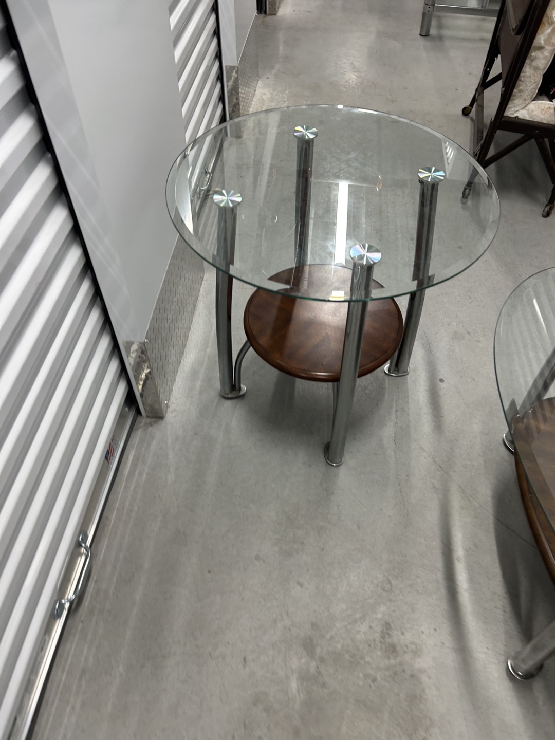 Glass Top End Table Set - photo 5