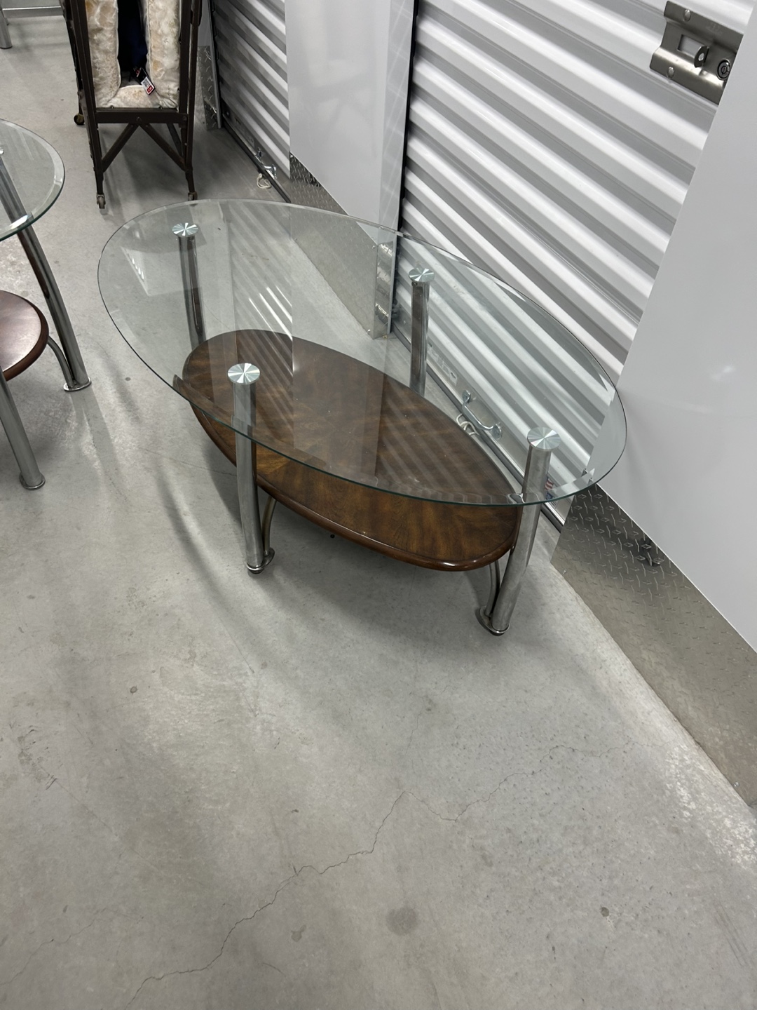 Glass Top End Table Set - photo 4