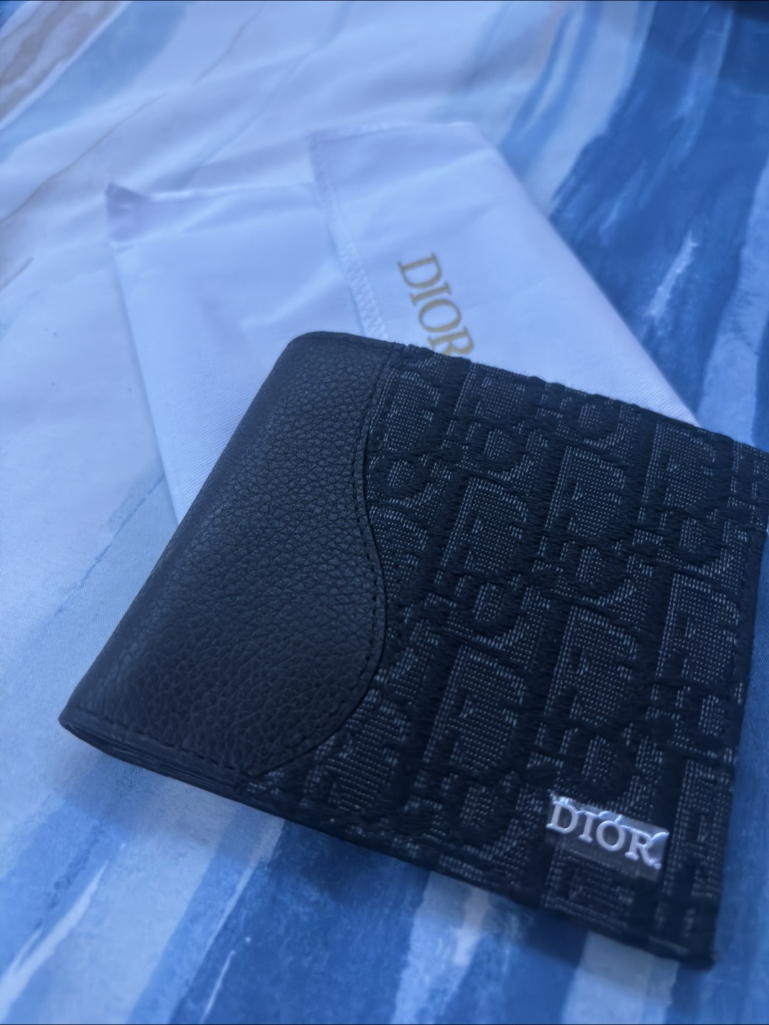 Dior Black Wallet with Box - photo 5