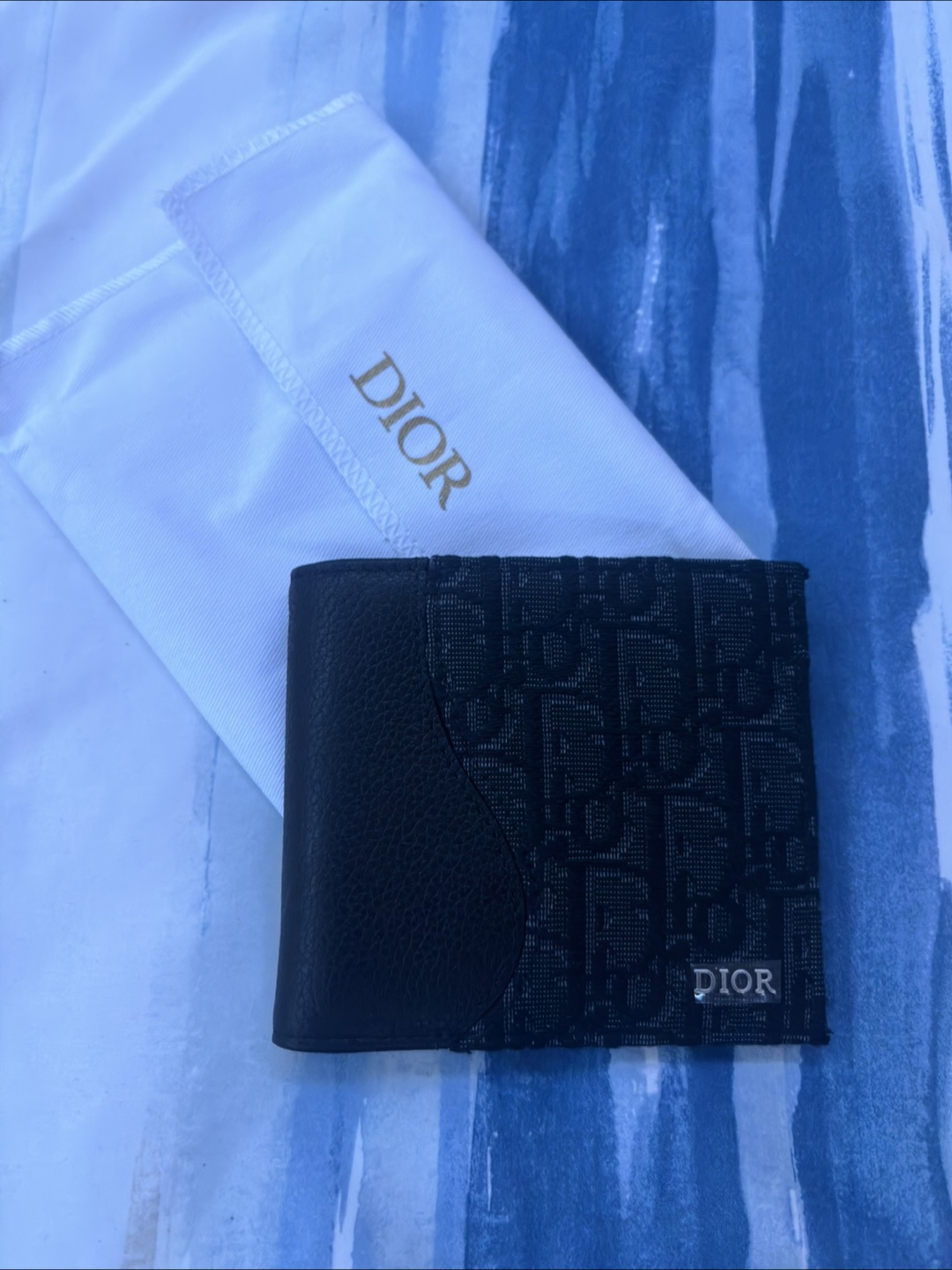 Dior Black Wallet with Box - photo 4
