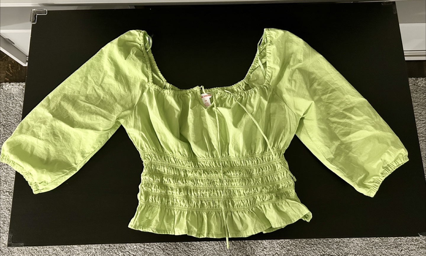 Joe Fresh Green Blouse Size S