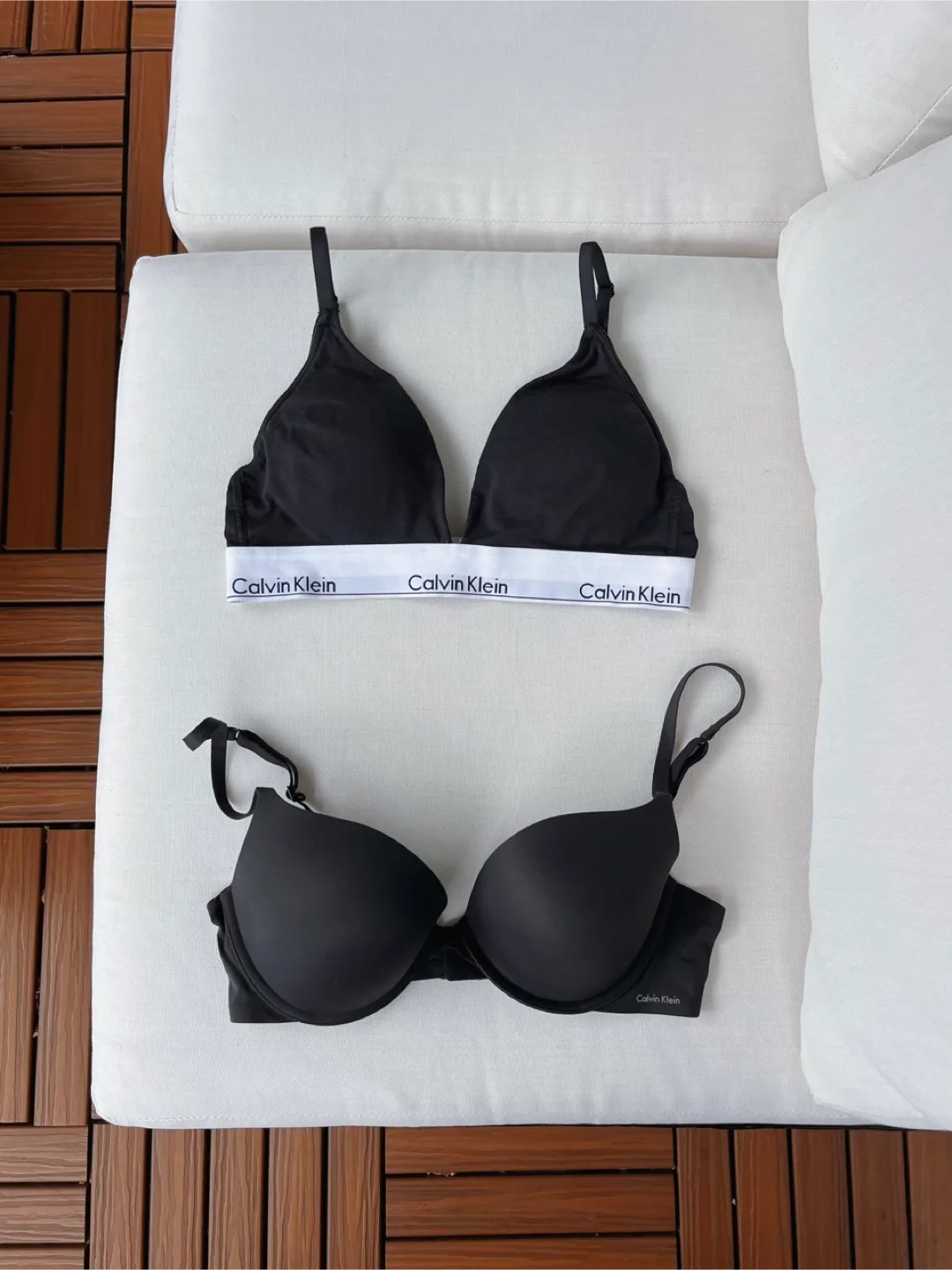 Calvin Klein Black Bras - Size C75 thumbnail