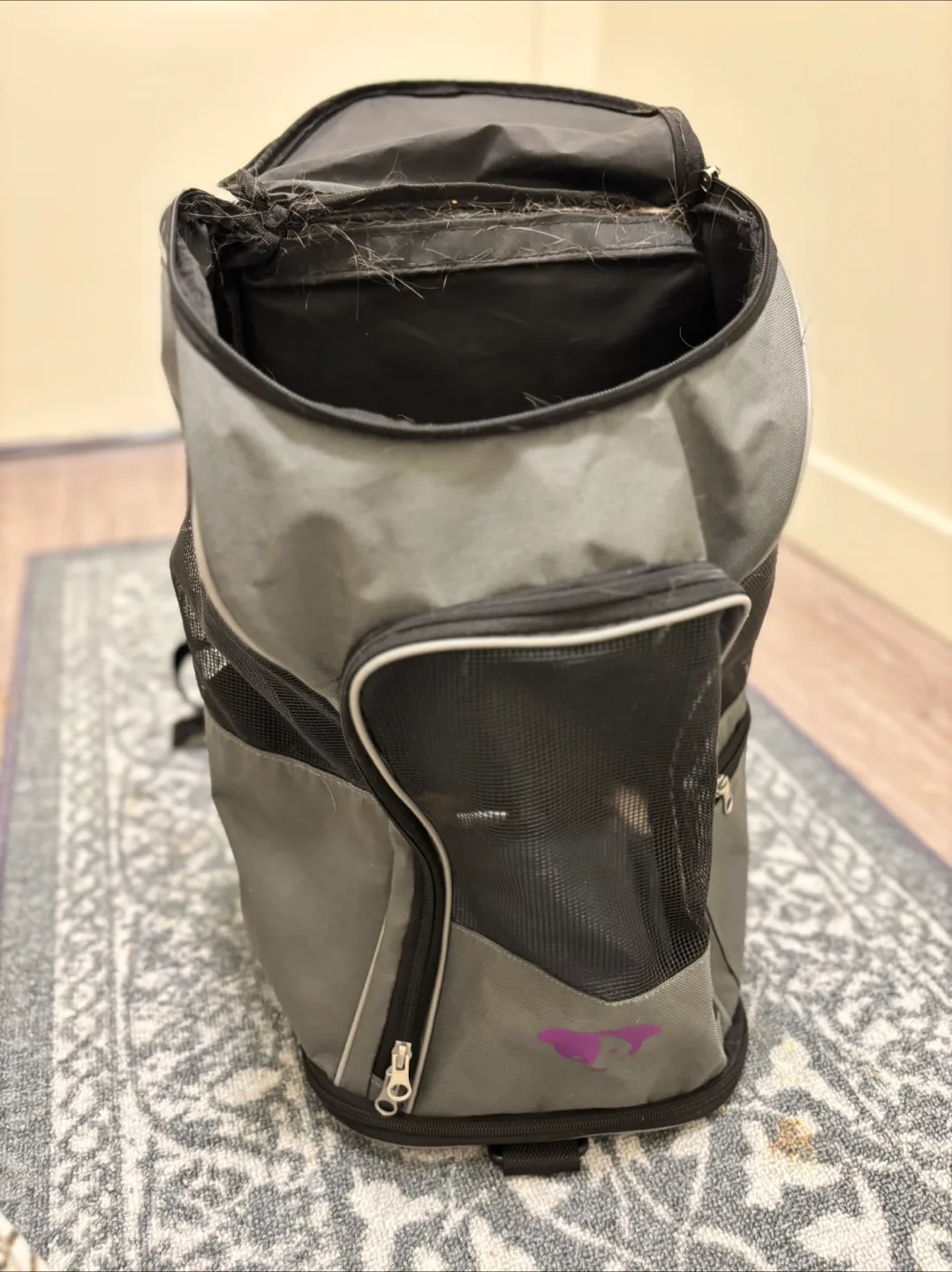 Grey PetAmi Pet Carrier Backpack thumbnail