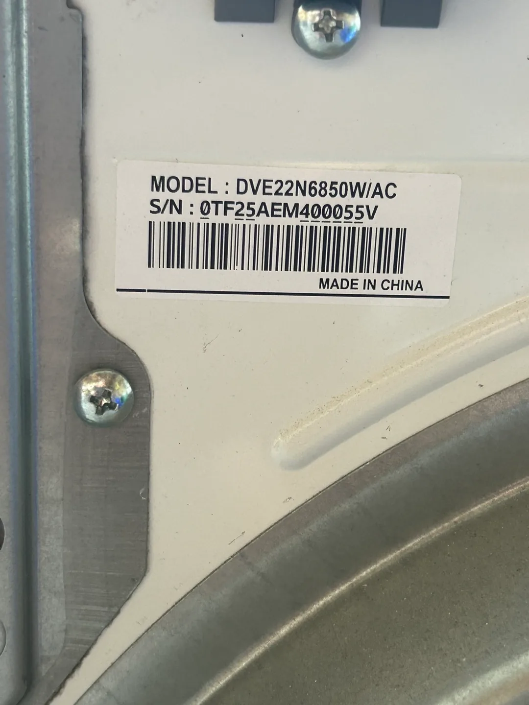 Samsung DVE22N6850W Front Load Electric Dryer, 4.0 cu.ft image indicator(4)