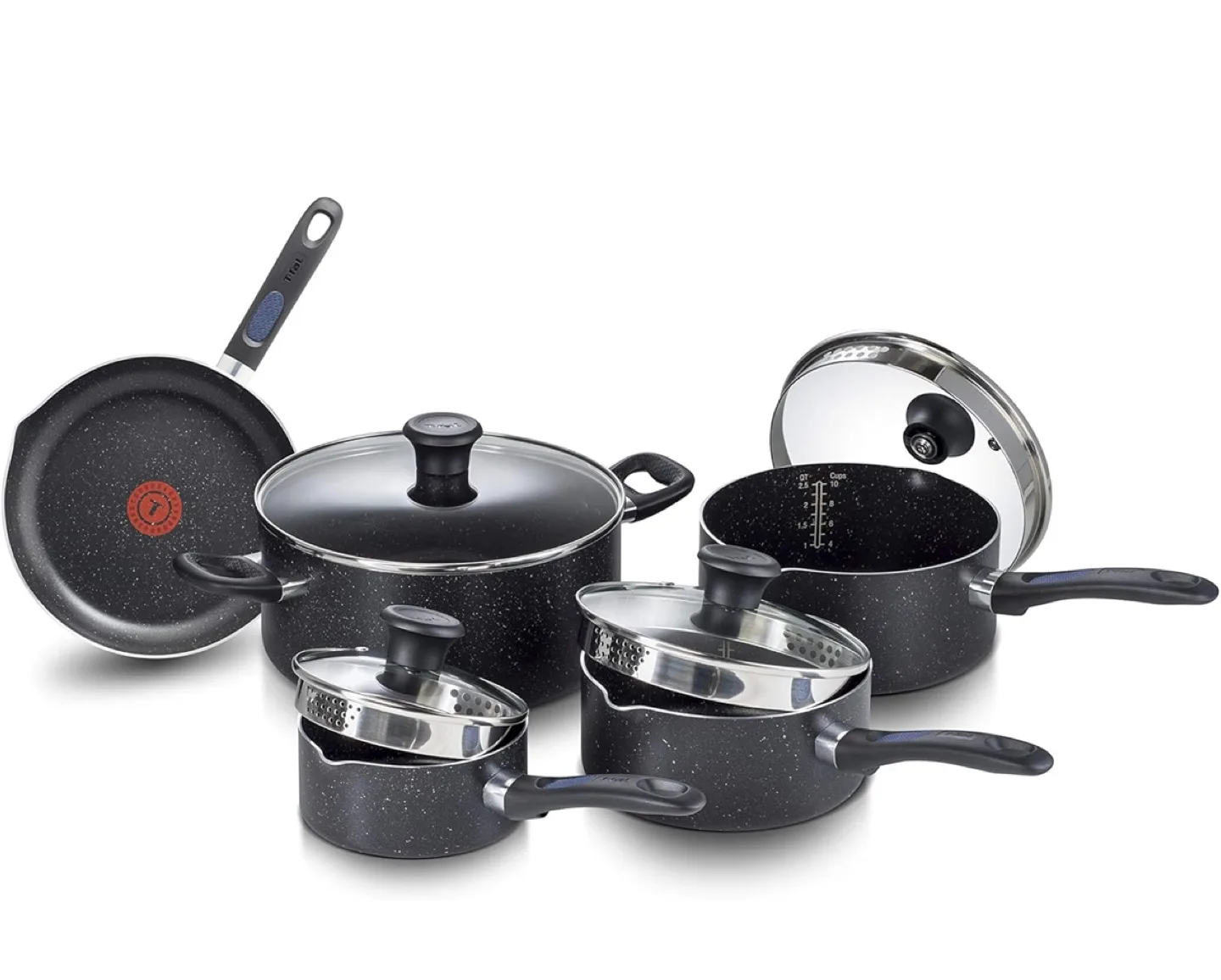 🔥T-fal Signature Cookware Set (Fry Pan, Saucepans) image indicator(7)