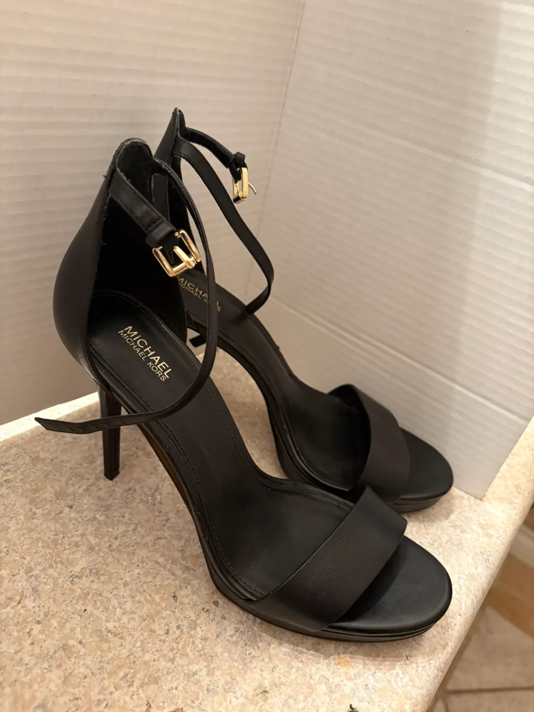 Michael Kors Black Heels, Size 10 image indicator(3)