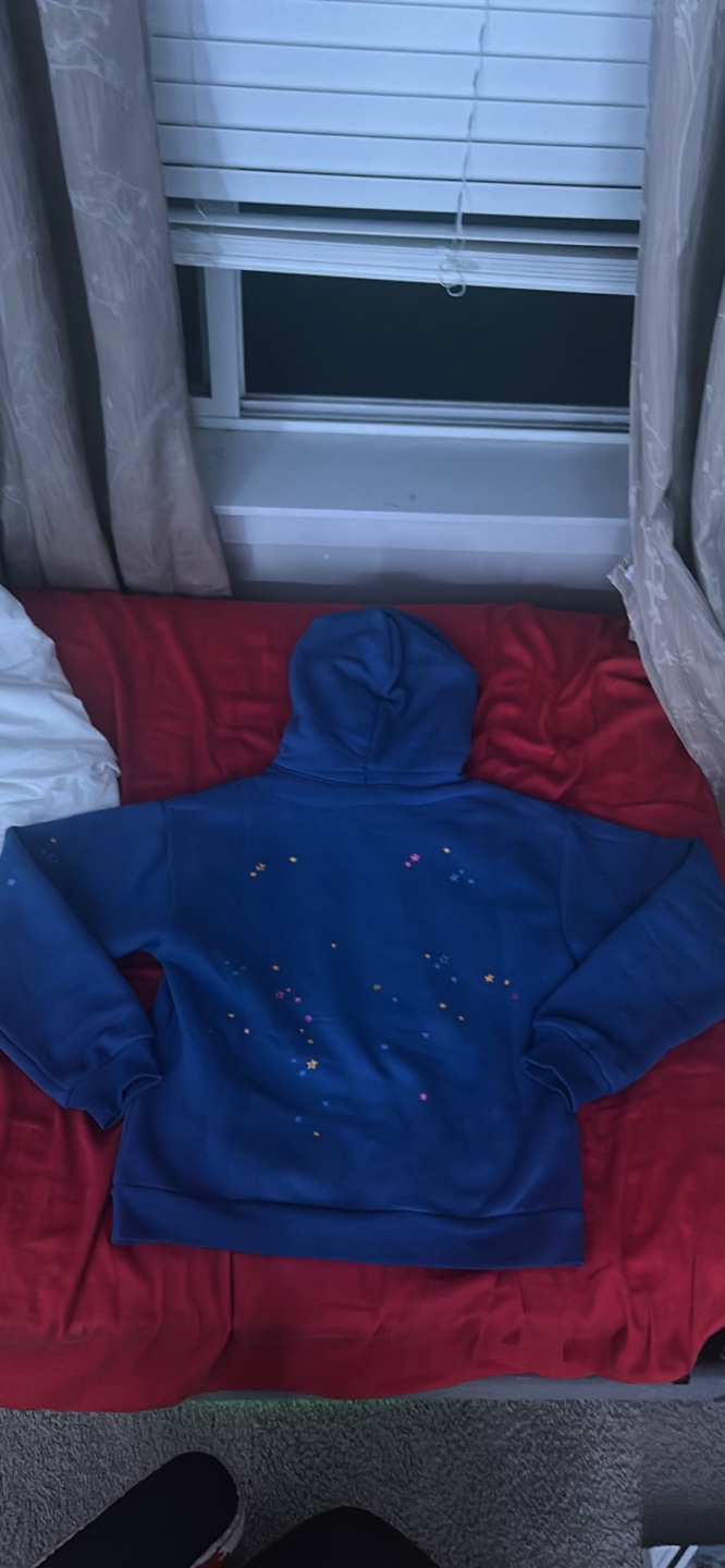 Sp5der Blue Hoodie Size S - photo 2