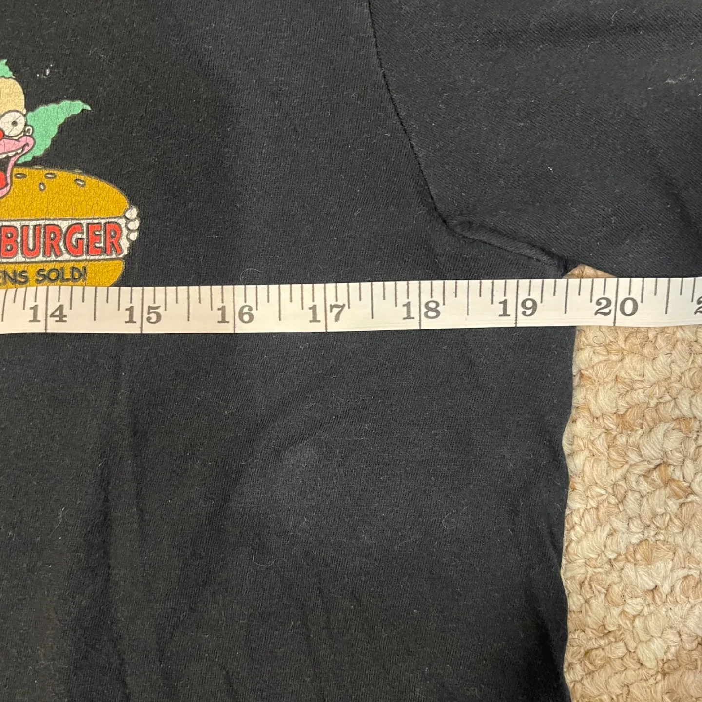 The Simpsons Krusty Burger T-Shirt - Size M image indicator(4)