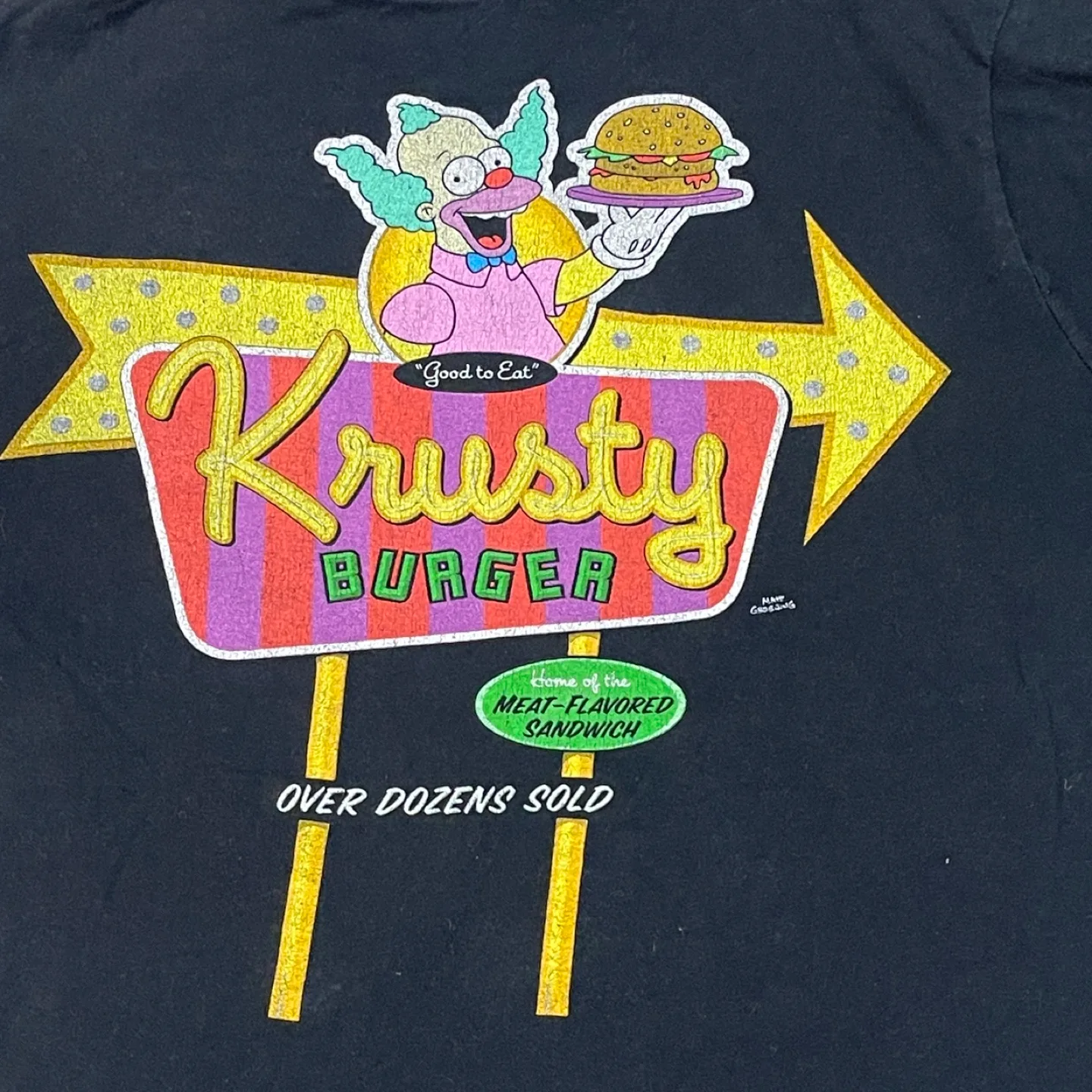 The Simpsons Krusty Burger T-Shirt - Size M image indicator(7)