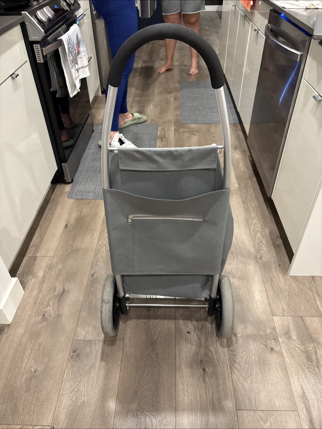 Grey Shopping Trolley Cart - photo 2