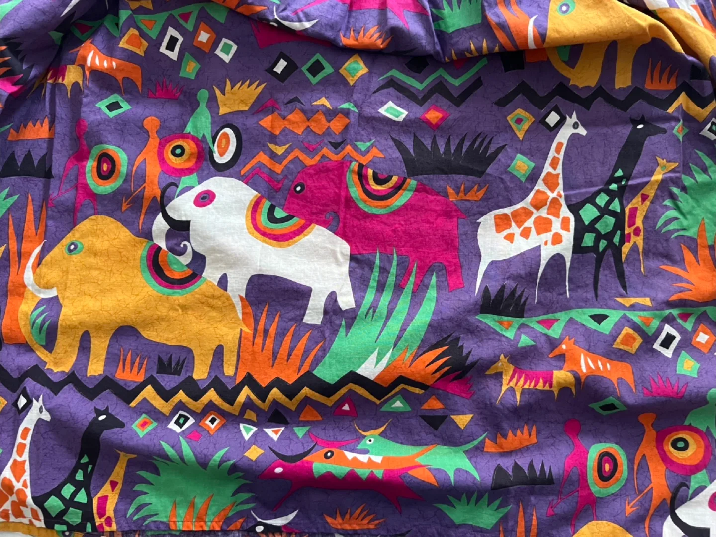 Vintage 80’s Batya Skirt with Animal Print thumbnail