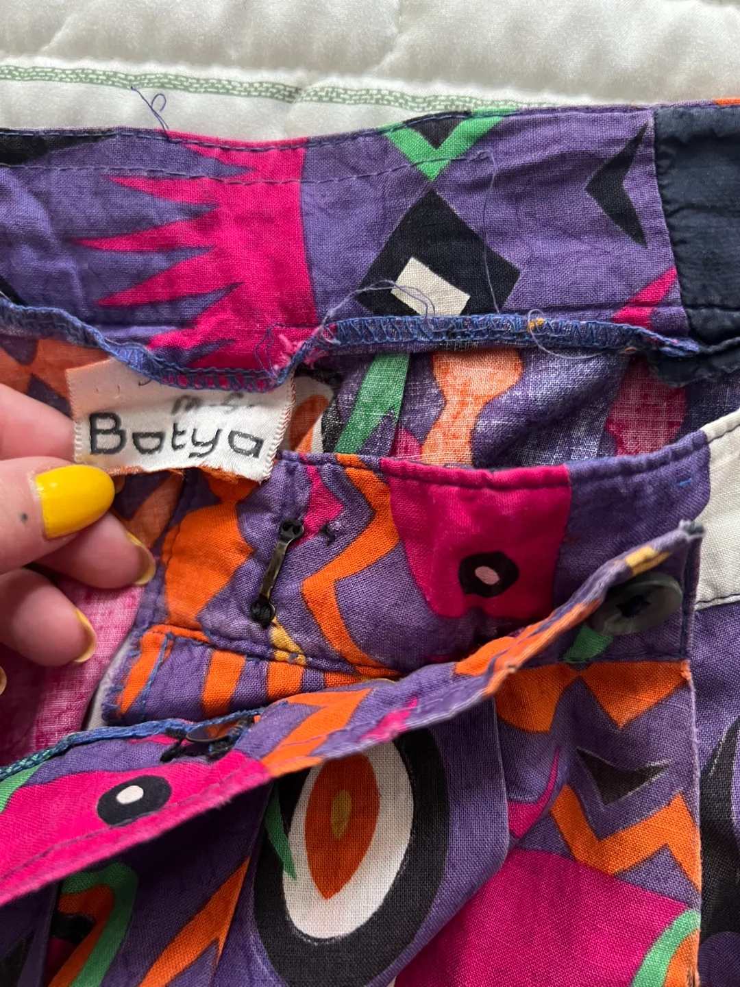 Vintage 80’s Batya Skirt with Animal Print image indicator(4)