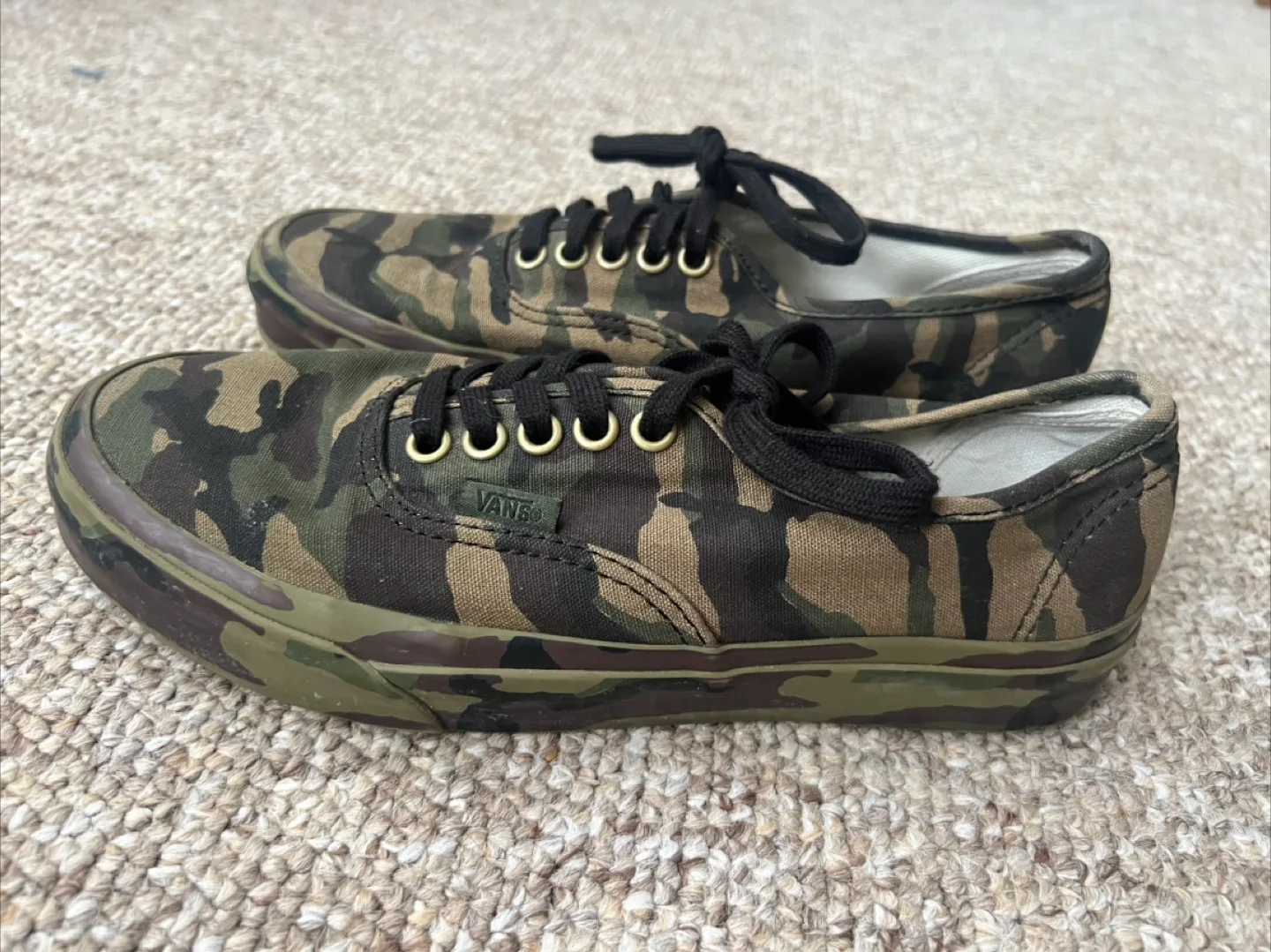 Vans Authentic Camo Sneakers - Women’s size 8 Men's 6.5 image indicator(6)
