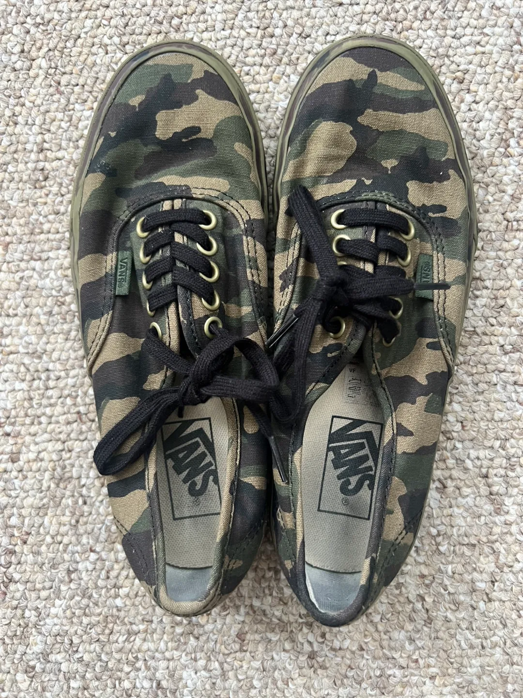 Vans Authentic Camo Sneakers - Men's 6.5 thumbnail