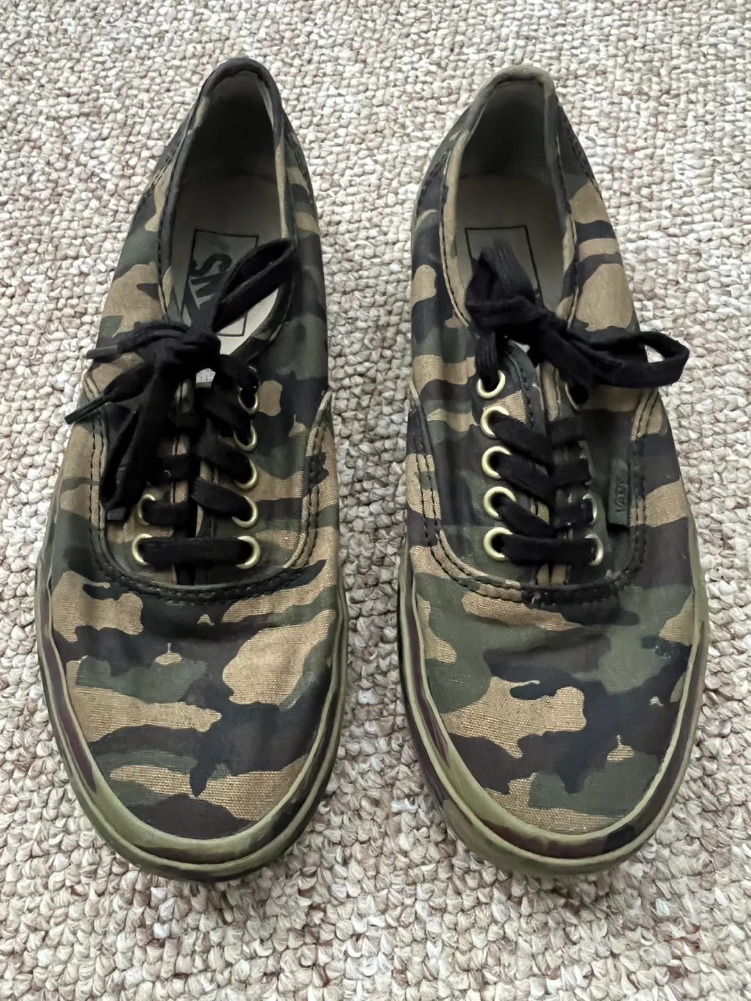Vans Authentic Camo Sneakers - Women’s size 8 Men's 6.5 image indicator(7)