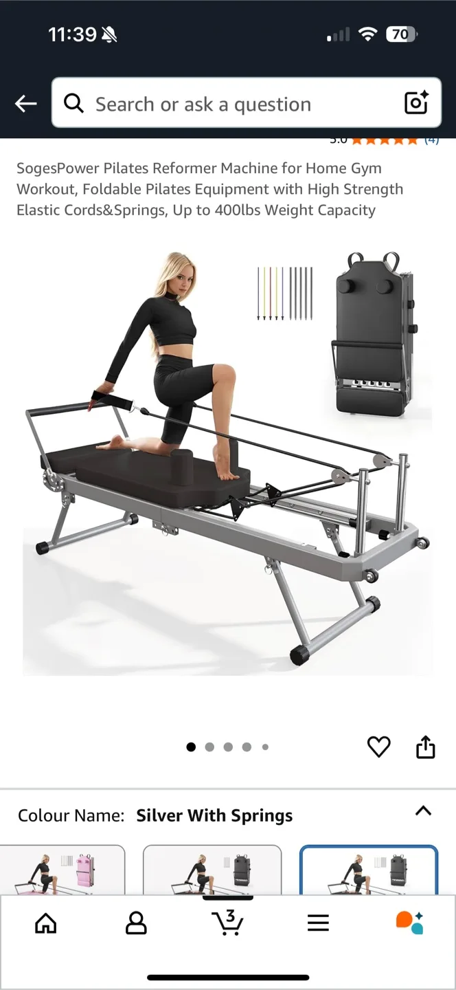 New Pilates Reformer Machine thumbnail