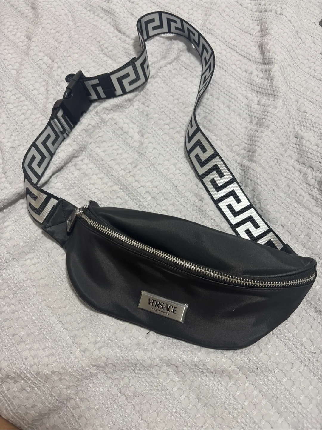 Versace Black Belt Bag thumbnail