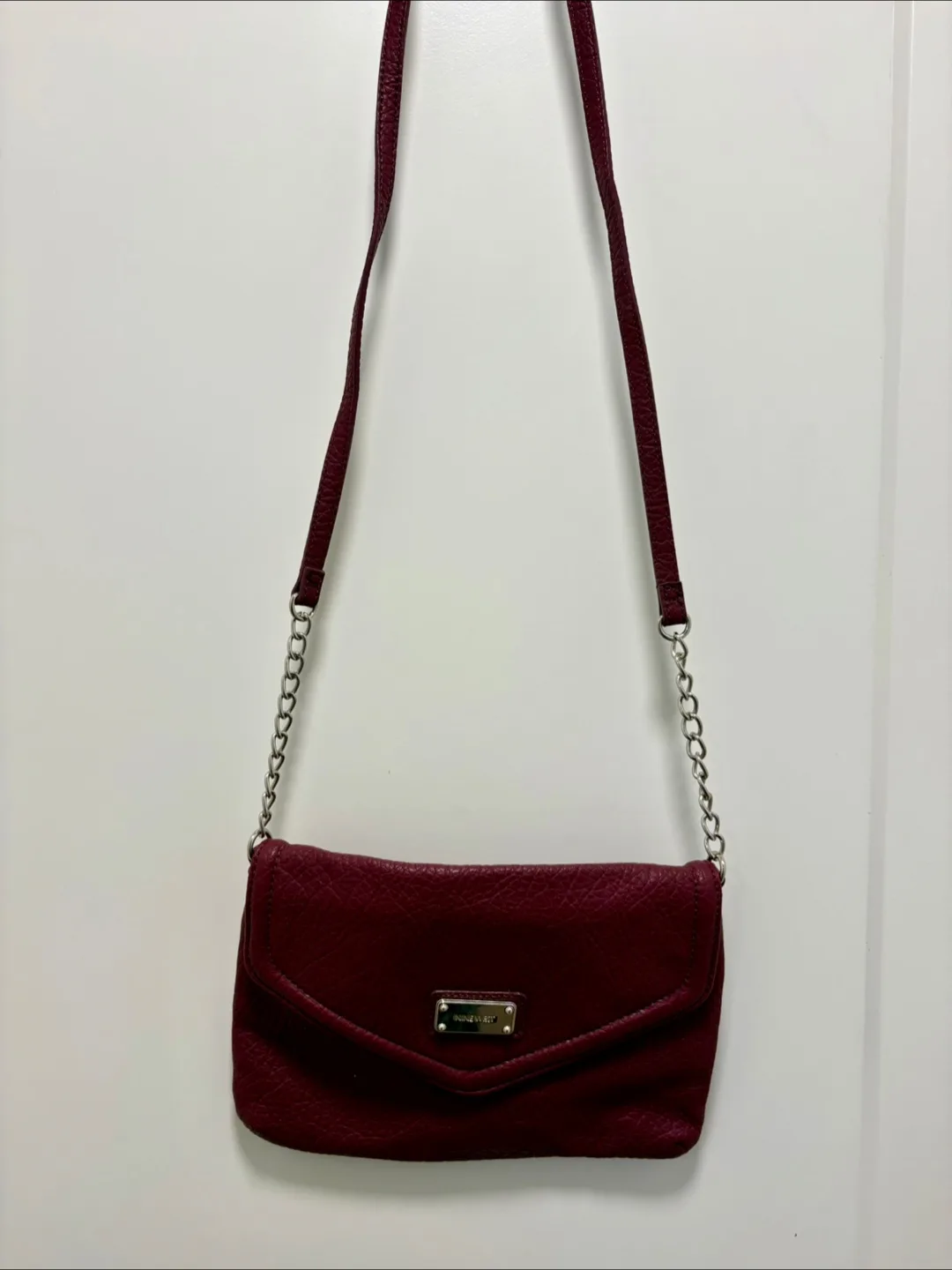Nine West Burgundy Crossbody Bag image indicator(2)