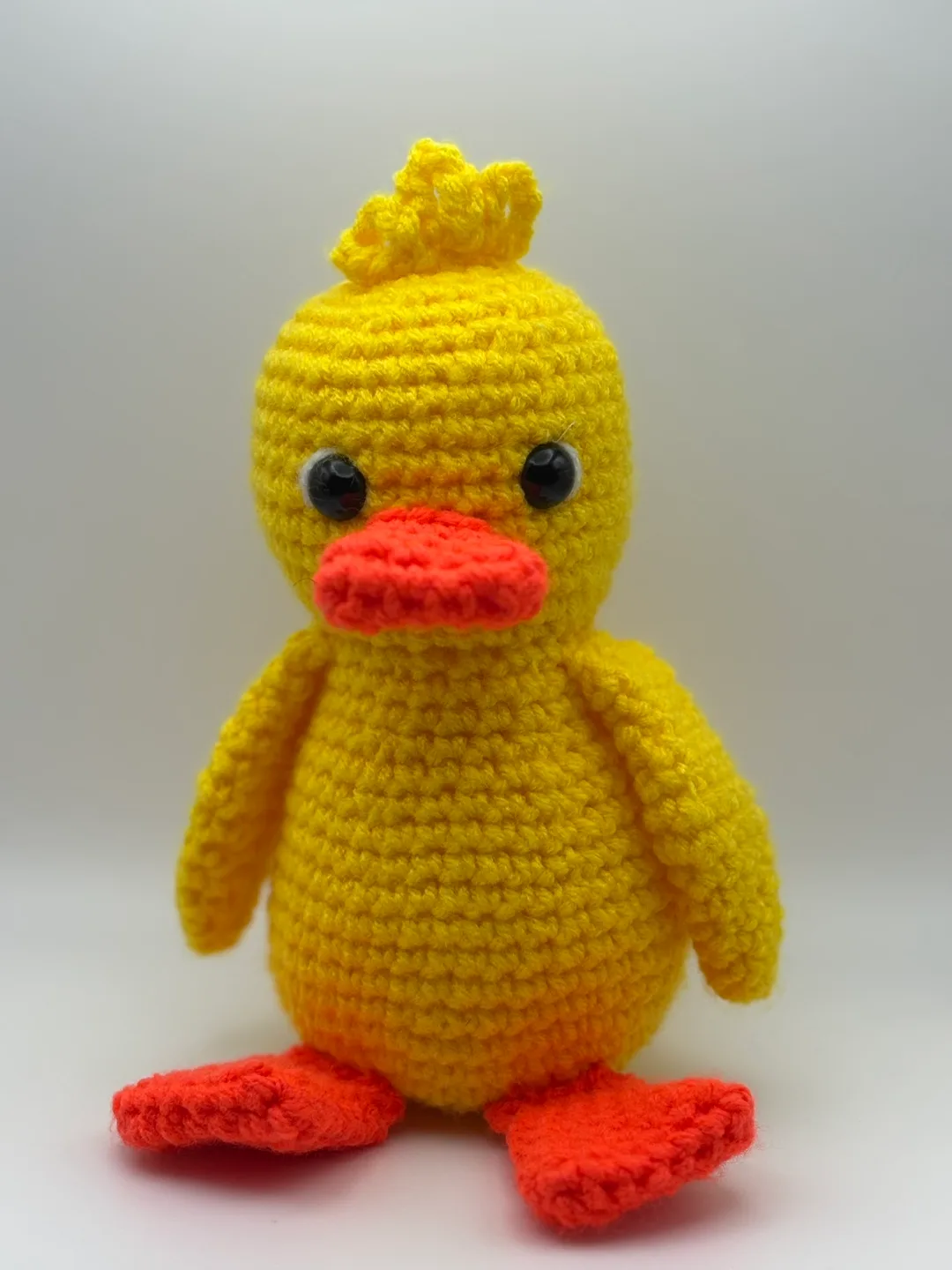 Handmade Crochet Very Cute Duck Plushie thumbnail
