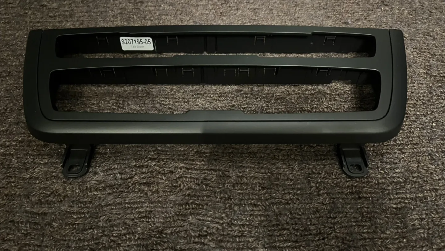 OEM BMW F-chassis Climate/Radio Surround / Cover Mounting Frame image indicator(3)