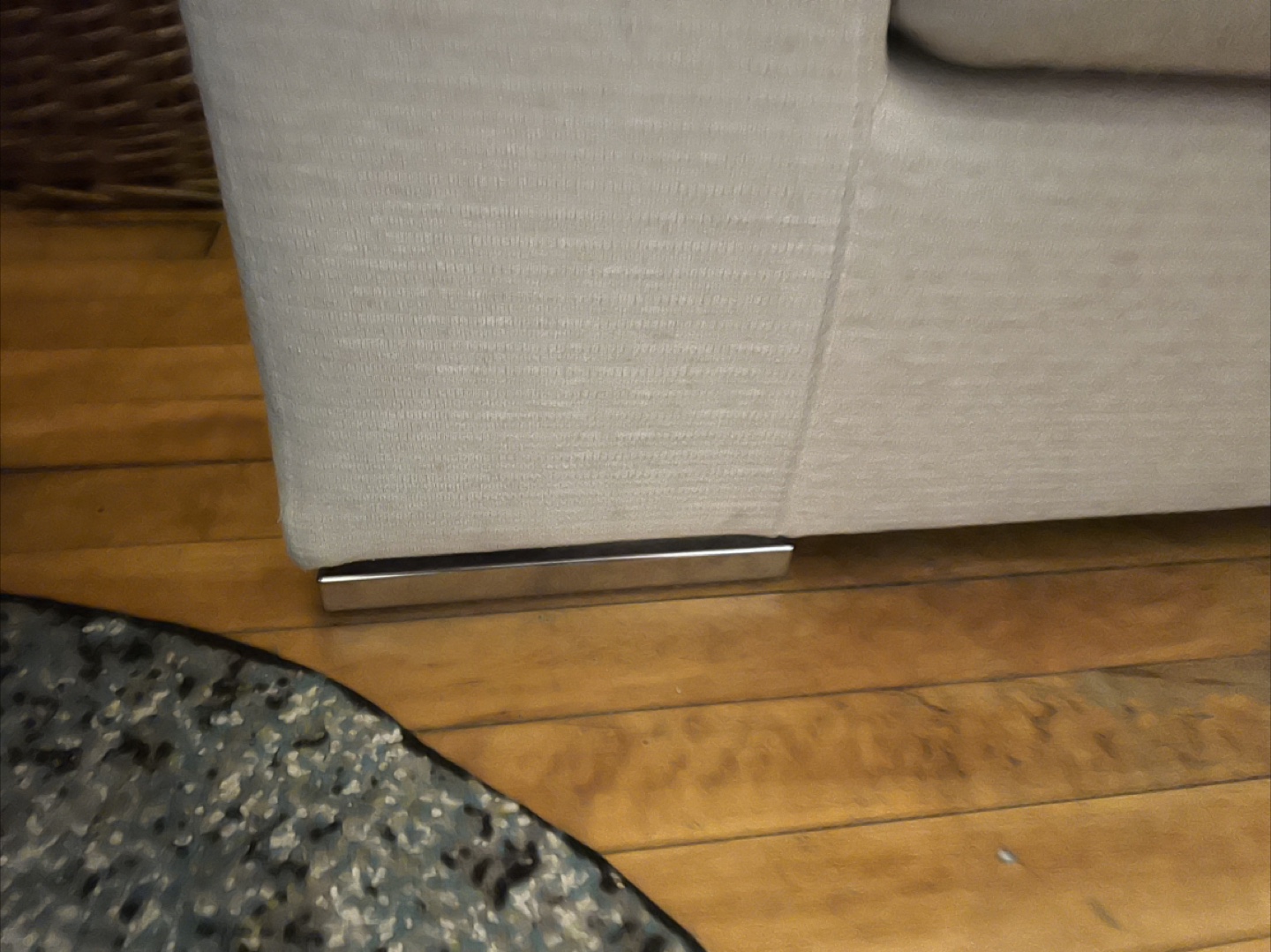 98-inches Quality Sofa - Long Beige Couch - photo 4