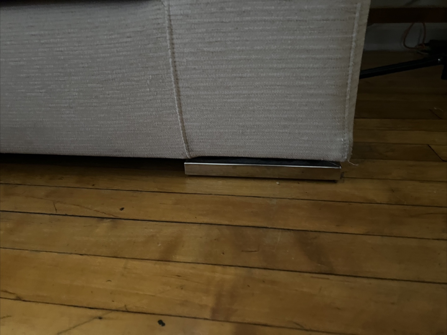 98-inches Quality Sofa - Long Beige Couch - photo 5