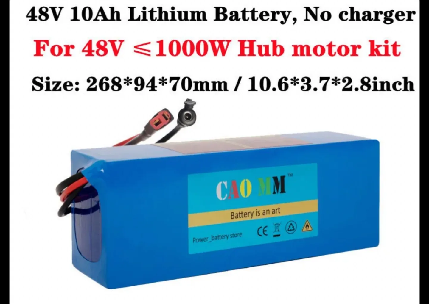 48V 10Ah Lithium Battery (CAO MM) thumbnail