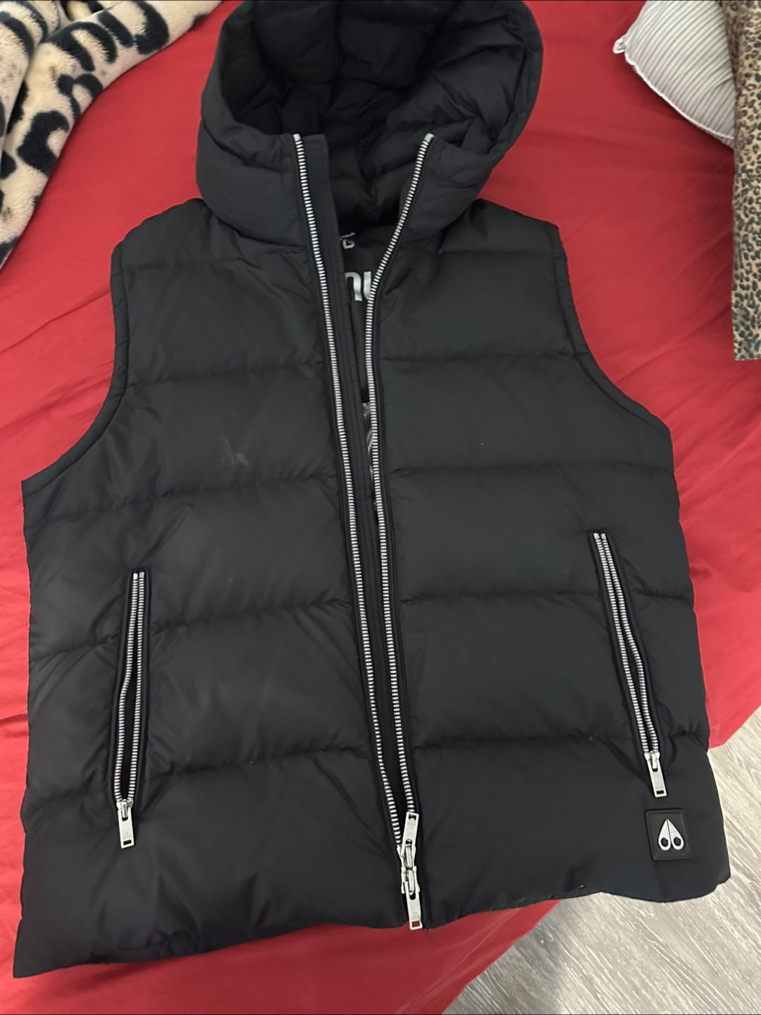 Moose Knuckles Black Vest - Size L/G