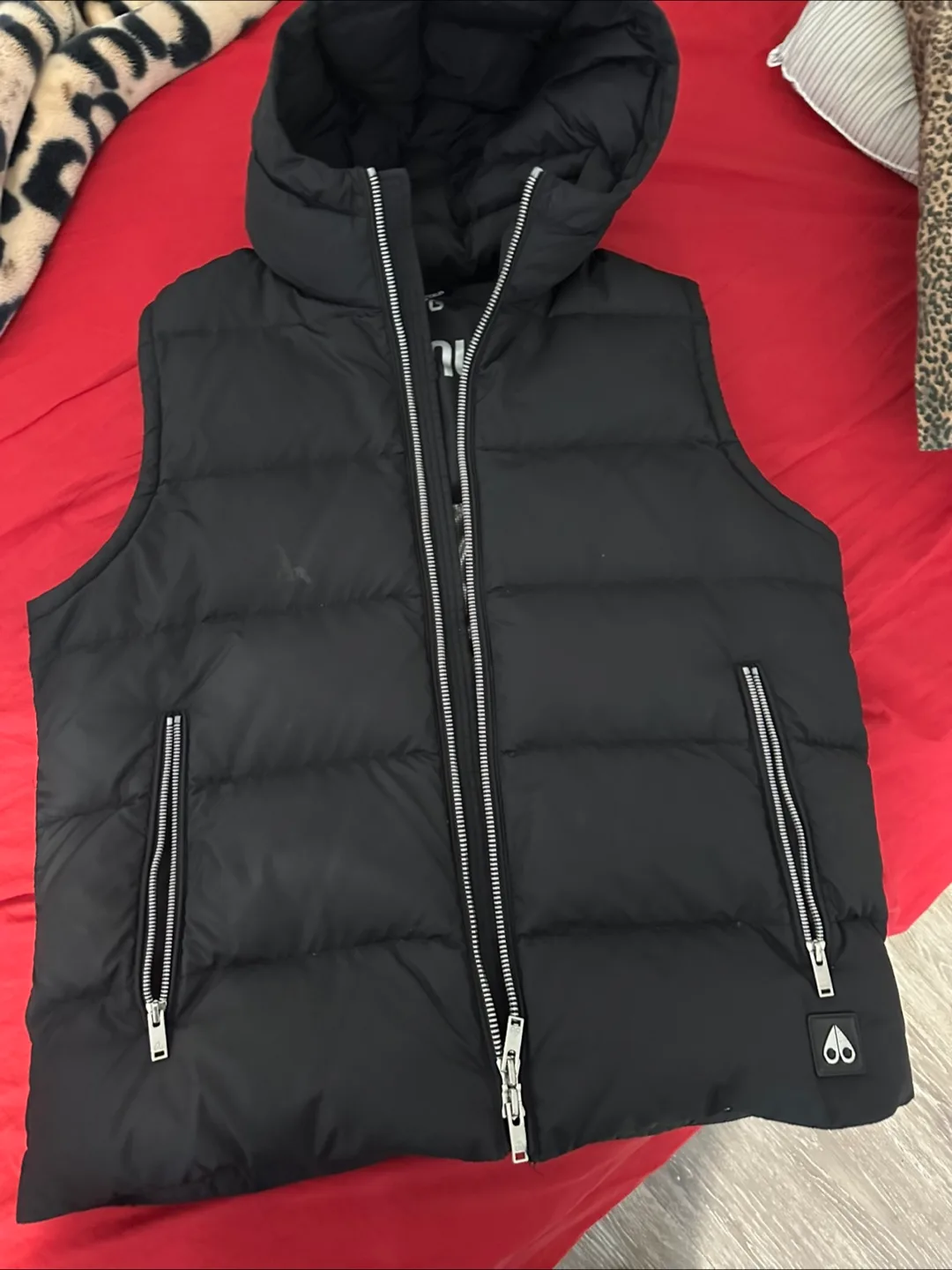 Moose Knuckles Black Vest - Size L/G