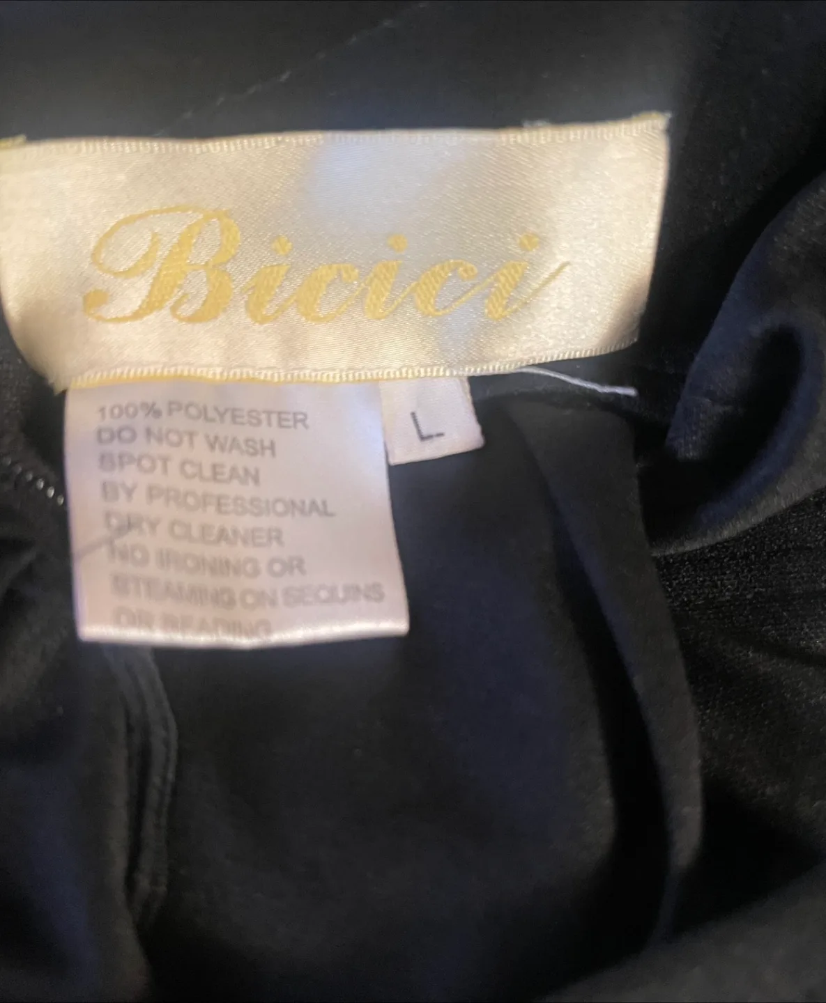 Bicici Black Embellished Dress - Size L image indicator(3)