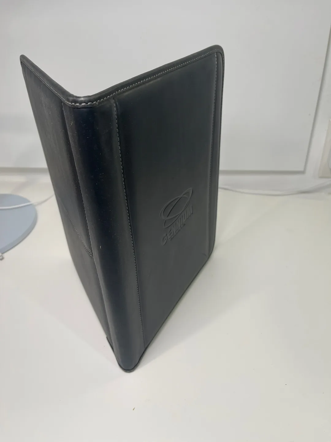 Gennium Genuine Leather Portfolio - Black thumbnail