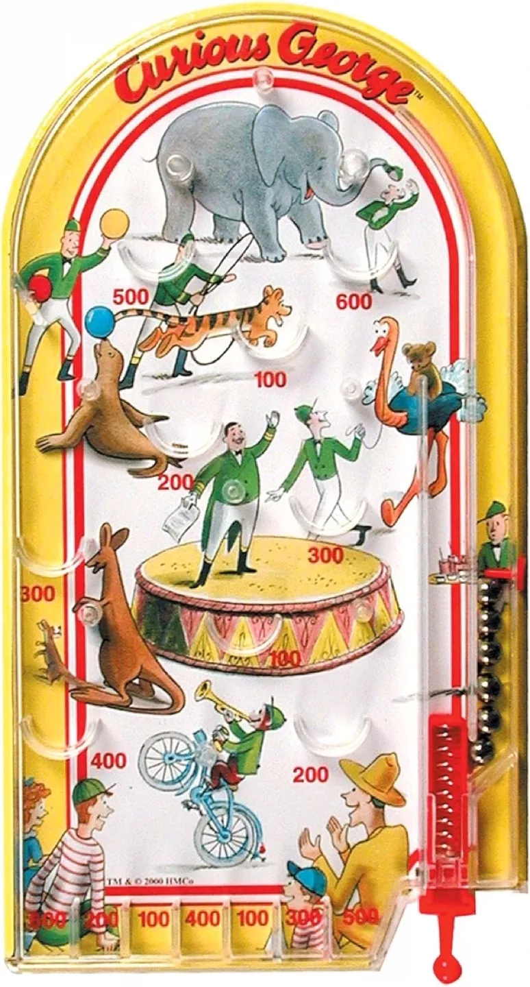 Curious George Carnival Pinball Game thumbnail